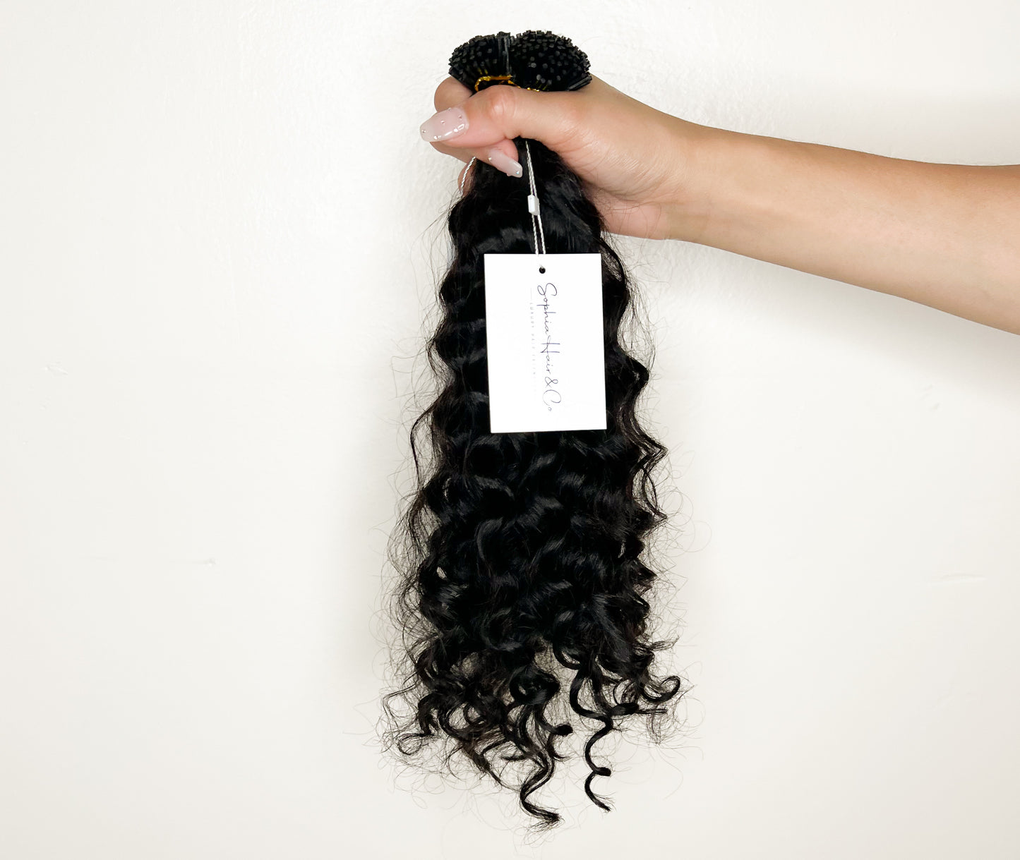 Virgin Curly I Tip  Extensions